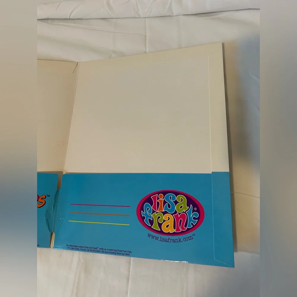Lisa Frank Best Friends Comic Book Folder Vintage 2002 *flaws*